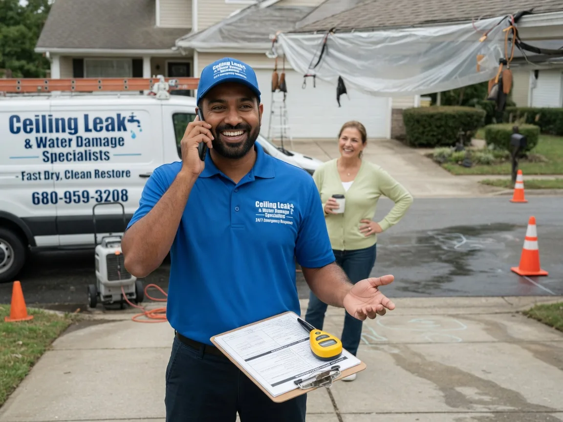 Ceiling Leak Cleanup Brooksville, MS FAQs
